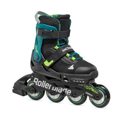  Дитячі ролики Rollerblade Microblade XT Black/Petrol green