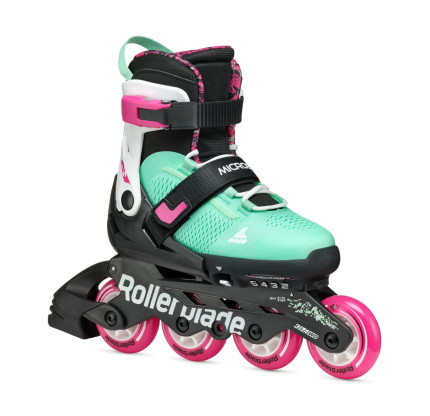 Дитячі ролики Rollerblade Microblade XT Black/Sea green