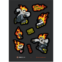 Стікерпак для шолома Bones