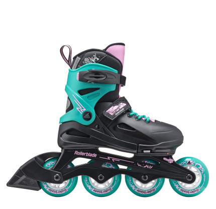 Дитячі ролики Rollerblade FURY black/sea green
