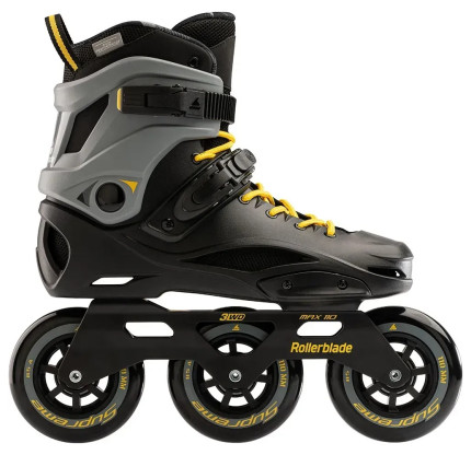 Ролики Rollerblade RB 110 Black\Saffron Yellow