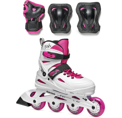 Дитячі ролики Rollerblade Fury Combo G white-pink