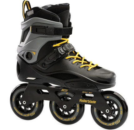 Ролики Rollerblade RB 110 Black\Saffron Yellow