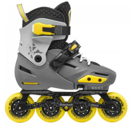  Дитячі ролики Rollerblade Apex Charcoal Yellow