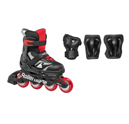 Дитячі ролики Rollerblade Microblade Combo Black/Red