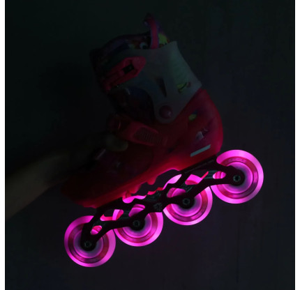 Дитячі ролики Flying Eagle L8 Lumafly Pink