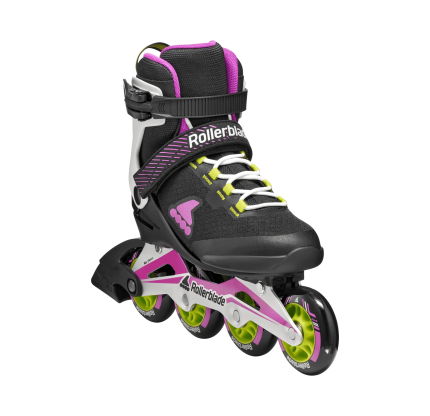 Жіночі ролики Rollerblade Macroblade 80 W  Black-Dark Fuchsia 