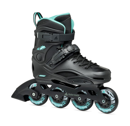 Ролики Rollerblade RB 80 W Black/Light blue