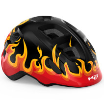 Дитячий шолом MET Hooray Black Flames Дитячий шолом MET Hooray Black Flames