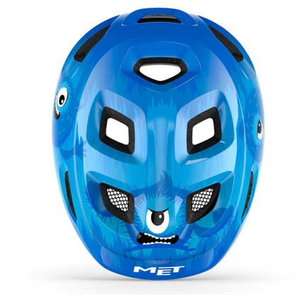 Дитячий шолом MET Hooray Blue Monsters