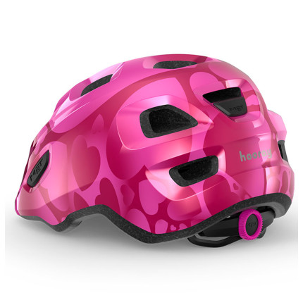 Дитячий шолом MET Hooray Pink Hearts