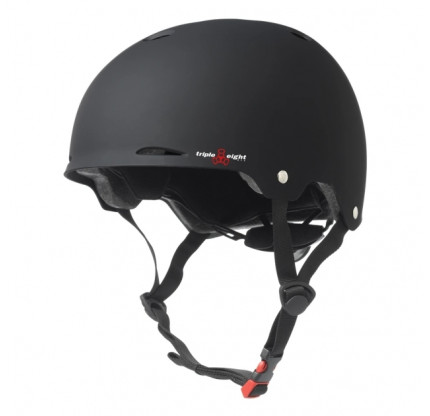 Шолом Triple Eight Gotham Black Rubber