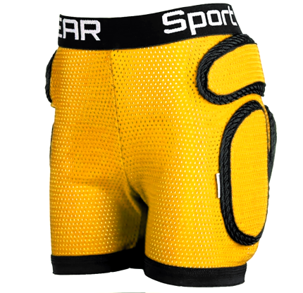 Дитячі захисні шорти Sport Gear yellow