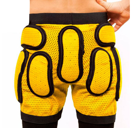 Дитячі захисні шорти Sport Gear yellow