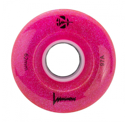 Колеса FRskates Luminous Quad Glitter/Pink 62mm NEW (2 шт)