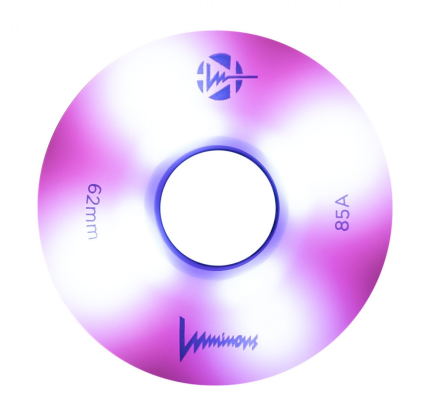 Колеса FRskates Luminous Quad Pink/Blue 62mm (2 шт)
