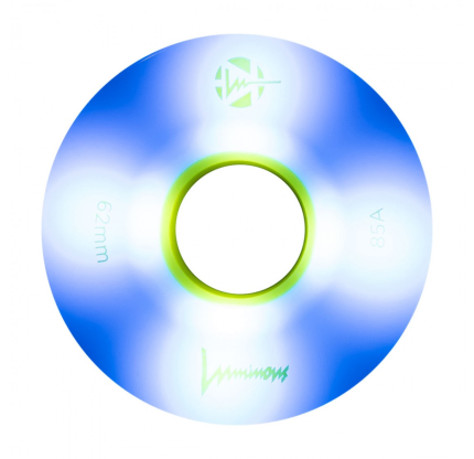 Колеса FRskates Luminous Quad Blue/Yellow 62mm (2 шт)