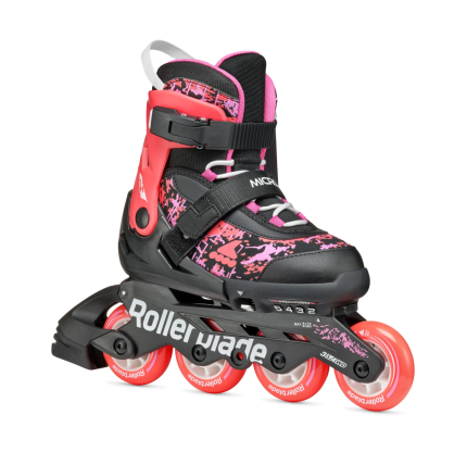  Дитячі ролики Rollerblade Microblade SL Black/Coral
