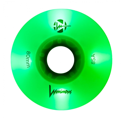 Колеса FRskates Luminous White Glow (Green Led) (2 шт)